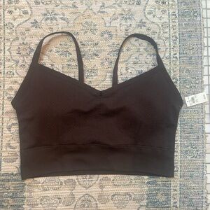 BBWT Aerie brown ribbed bralette, size XL